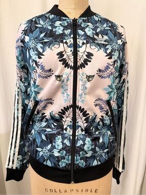 Adidas x Farm Rio Romantic Woods Florera Superstar  Track Jacket, sz XS